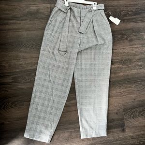 Plaid Gray dress pants